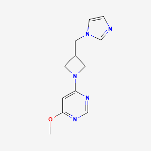 4-{3-[(1H-imidazol-1-yl)methyl]azetidin-1-yl}-6-methoxypyrimidine