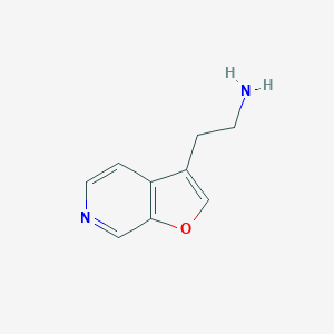 molecular formula C9H10N2O B064378 Furo[2,3-c]pyridine-3-ethanamine CAS No. 167420-16-8