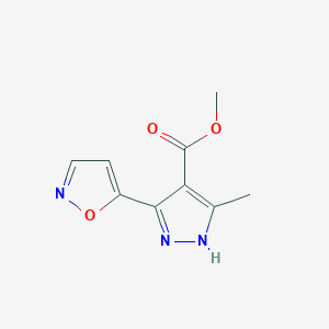 Methyl 3-Isoxazol-5-Yl-5-Methyl-1h-Pyrazole-4-Carboxylate