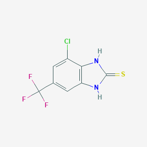 4-chloro-6-(trifluoromethyl)-1H-benzo[d]imidazole-2-thiol
