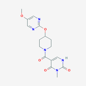 5-{4-[(5-methoxypyrimidin-2-yl)oxy]piperidine-1-carbonyl}-3-methyl-1,2,3,4-tetrahydropyrimidine-2,4-dione