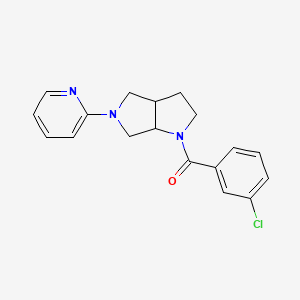 2-[1-(3-chlorobenzoyl)-octahydropyrrolo[3,4-b]pyrrol-5-yl]pyridine