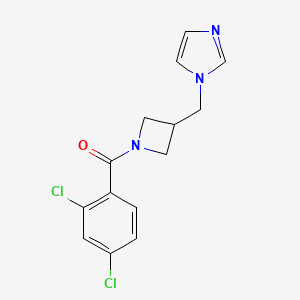 1-{[1-(2,4-dichlorobenzoyl)azetidin-3-yl]methyl}-1H-imidazole