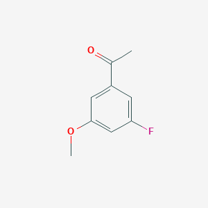 molecular formula C9H9FO2 B064410 1-(3-Fluoro-5-methoxyphenyl)ethanone CAS No. 176548-87-1