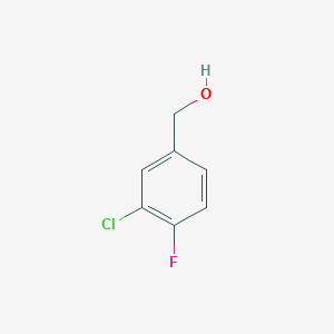 molecular formula C7H6ClFO B064416 3-Chloro-4-fluorobenzyl alcohol CAS No. 161446-90-8