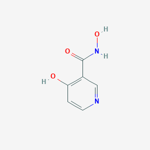 molecular formula C6H6N2O3 B064417 N,4-dihydroxynicotinamide CAS No. 185949-07-9