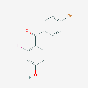 (4-Bromophenyl)(2-fluoro-4-hydroxyphenyl)methanone
