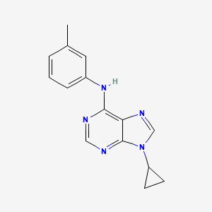 9-cyclopropyl-N-(3-methylphenyl)-9H-purin-6-amine