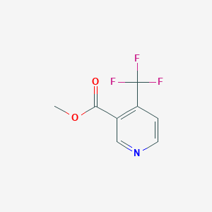 molecular formula C8H6F3NO2 B064435 Methyl 4-(trifluoromethyl)nicotinate CAS No. 175204-82-7