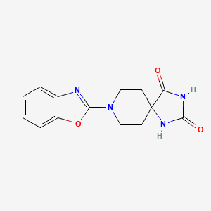 B6443720 8-(1,3-benzoxazol-2-yl)-1,3,8-triazaspiro[4.5]decane-2,4-dione CAS No. 2549054-84-2
