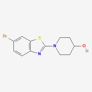 1-(6-bromo-1,3-benzothiazol-2-yl)piperidin-4-ol