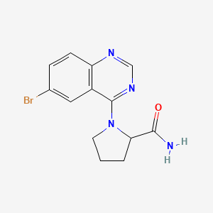 1-(6-bromoquinazolin-4-yl)pyrrolidine-2-carboxamide