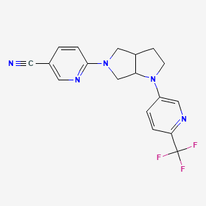 6-{1-[6-(trifluoromethyl)pyridin-3-yl]-octahydropyrrolo[3,4-b]pyrrol-5-yl}pyridine-3-carbonitrile