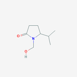 1-(Hydroxymethyl)-5-propan-2-ylpyrrolidin-2-one