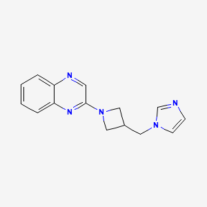2-{3-[(1H-imidazol-1-yl)methyl]azetidin-1-yl}quinoxaline