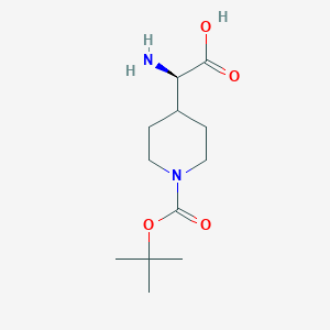 (R)-1-Boc-4-(aminocarboxymethyl)piperidine
