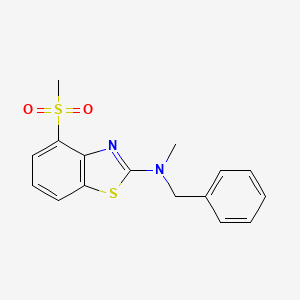 N-benzyl-4-methanesulfonyl-N-methyl-1,3-benzothiazol-2-amine
