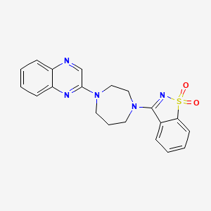 3-[4-(quinoxalin-2-yl)-1,4-diazepan-1-yl]-1??,2-benzothiazole-1,1-dione