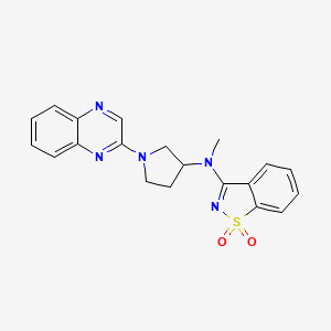 3-{methyl[1-(quinoxalin-2-yl)pyrrolidin-3-yl]amino}-1??,2-benzothiazole-1,1-dione
