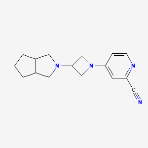 4-(3-{octahydrocyclopenta[c]pyrrol-2-yl}azetidin-1-yl)pyridine-2-carbonitrile