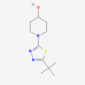 1-(5-tert-butyl-1,3,4-thiadiazol-2-yl)piperidin-4-ol