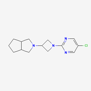5-chloro-2-(3-{octahydrocyclopenta[c]pyrrol-2-yl}azetidin-1-yl)pyrimidine