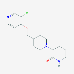 4-{[(3-chloropyridin-4-yl)oxy]methyl}-[1,3'-bipiperidine]-2'-one