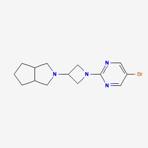 5-bromo-2-(3-{octahydrocyclopenta[c]pyrrol-2-yl}azetidin-1-yl)pyrimidine