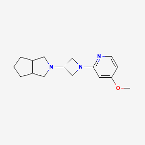 4-methoxy-2-(3-{octahydrocyclopenta[c]pyrrol-2-yl}azetidin-1-yl)pyridine