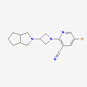 5-bromo-2-(3-{octahydrocyclopenta[c]pyrrol-2-yl}azetidin-1-yl)pyridine-3-carbonitrile