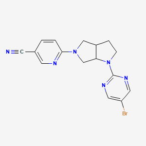 6-[1-(5-bromopyrimidin-2-yl)-octahydropyrrolo[3,4-b]pyrrol-5-yl]pyridine-3-carbonitrile