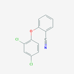 molecular formula C13H7Cl2NO B064487 2-(2,4-Dichlorophenoxy)benzonitrile CAS No. 175136-80-8