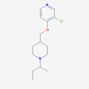 4-{[1-(butan-2-yl)piperidin-4-yl]methoxy}-3-chloropyridine