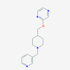 2-({1-[(pyridin-3-yl)methyl]piperidin-4-yl}methoxy)pyrazine