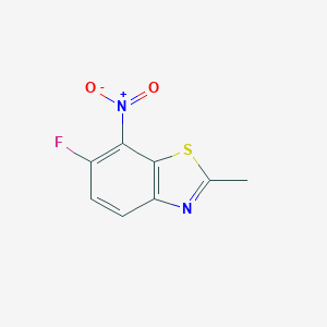 6-Fluoro-2-methyl-7-nitro-1,3-benzothiazole