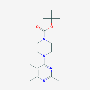 tert-butyl 4-(2,5,6-trimethylpyrimidin-4-yl)piperazine-1-carboxylate