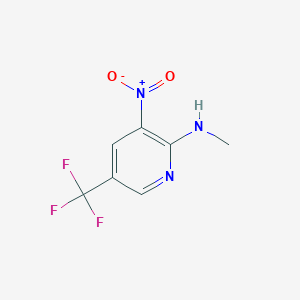 N-methyl-3-nitro-5-(trifluoromethyl)pyridin-2-amine