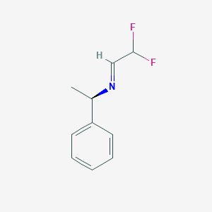 (R)-N-(2,2-Difluoroethylidene)-1-phenylethylamine