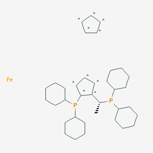 (R)-1-[(1S)-2-(Dicyclohexylphosphino)ferrocenyl]ethyldicyclohexylphosphine