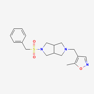 5-methyl-4-({5-phenylmethanesulfonyl-octahydropyrrolo[3,4-c]pyrrol-2-yl}methyl)-1,2-oxazole