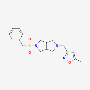 5-methyl-3-({5-phenylmethanesulfonyl-octahydropyrrolo[3,4-c]pyrrol-2-yl}methyl)-1,2-oxazole