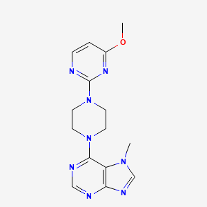 6-[4-(4-methoxypyrimidin-2-yl)piperazin-1-yl]-7-methyl-7H-purine