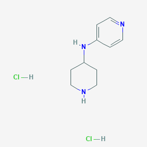 molecular formula C10H15N3 B064532 Piperidin-4-yl-pyridin-4-yl-amine dihydrochloride CAS No. 181258-50-4