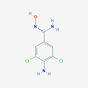 4-amino-3,5-dichloro-N'-hydroxybenzenecarboximidamide