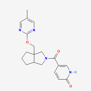 5-(3a-{[(5-methylpyrimidin-2-yl)oxy]methyl}-octahydrocyclopenta[c]pyrrole-2-carbonyl)-1,2-dihydropyridin-2-one