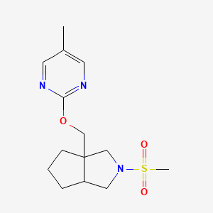 2-({2-methanesulfonyl-octahydrocyclopenta[c]pyrrol-3a-yl}methoxy)-5-methylpyrimidine
