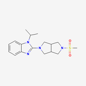 2-{5-methanesulfonyl-octahydropyrrolo[3,4-c]pyrrol-2-yl}-1-(propan-2-yl)-1H-1,3-benzodiazole