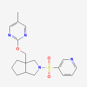 5-methyl-2-{[2-(pyridine-3-sulfonyl)-octahydrocyclopenta[c]pyrrol-3a-yl]methoxy}pyrimidine