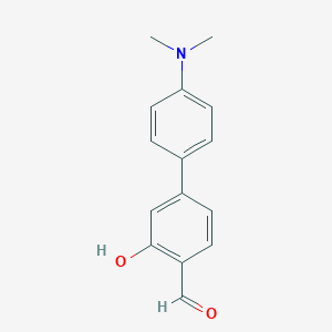 4'-(dimethylamino)-3-hydroxy-[1,1'-biphenyl]-4-carbaldehyde