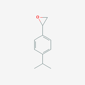 molecular formula C11H14O B064562 2-[4-(Propan-2-yl)phenyl]oxirane CAS No. 169272-15-5